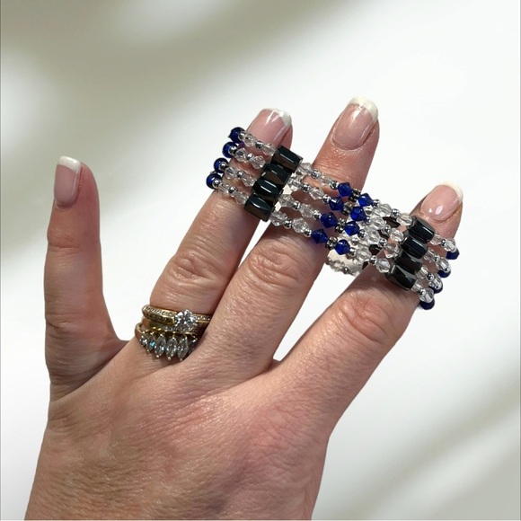 Handmade Sterling Silver Wrap Style Bracelet - Picture 2 of 10